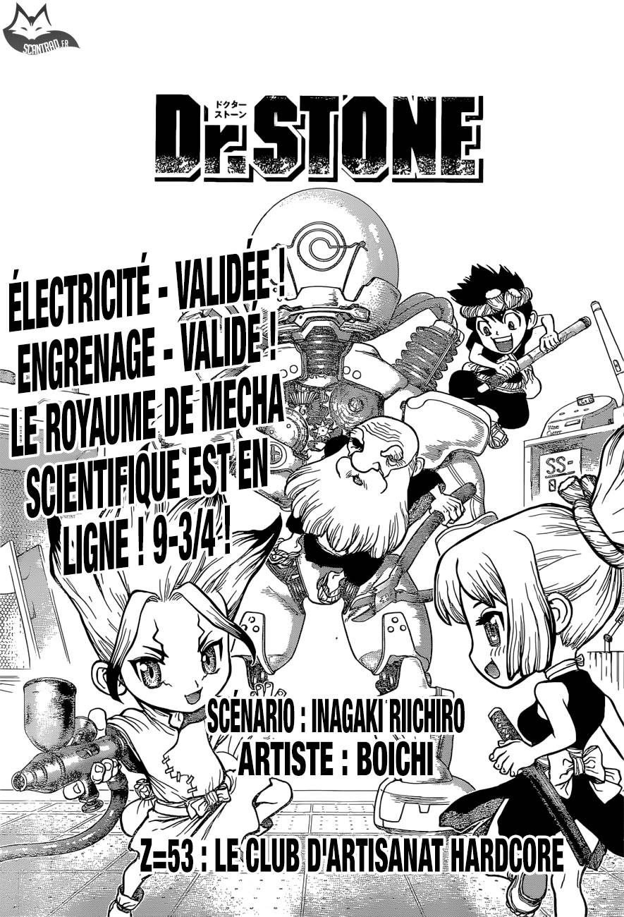 Lecture en ligne Dr Stone 53 page 1