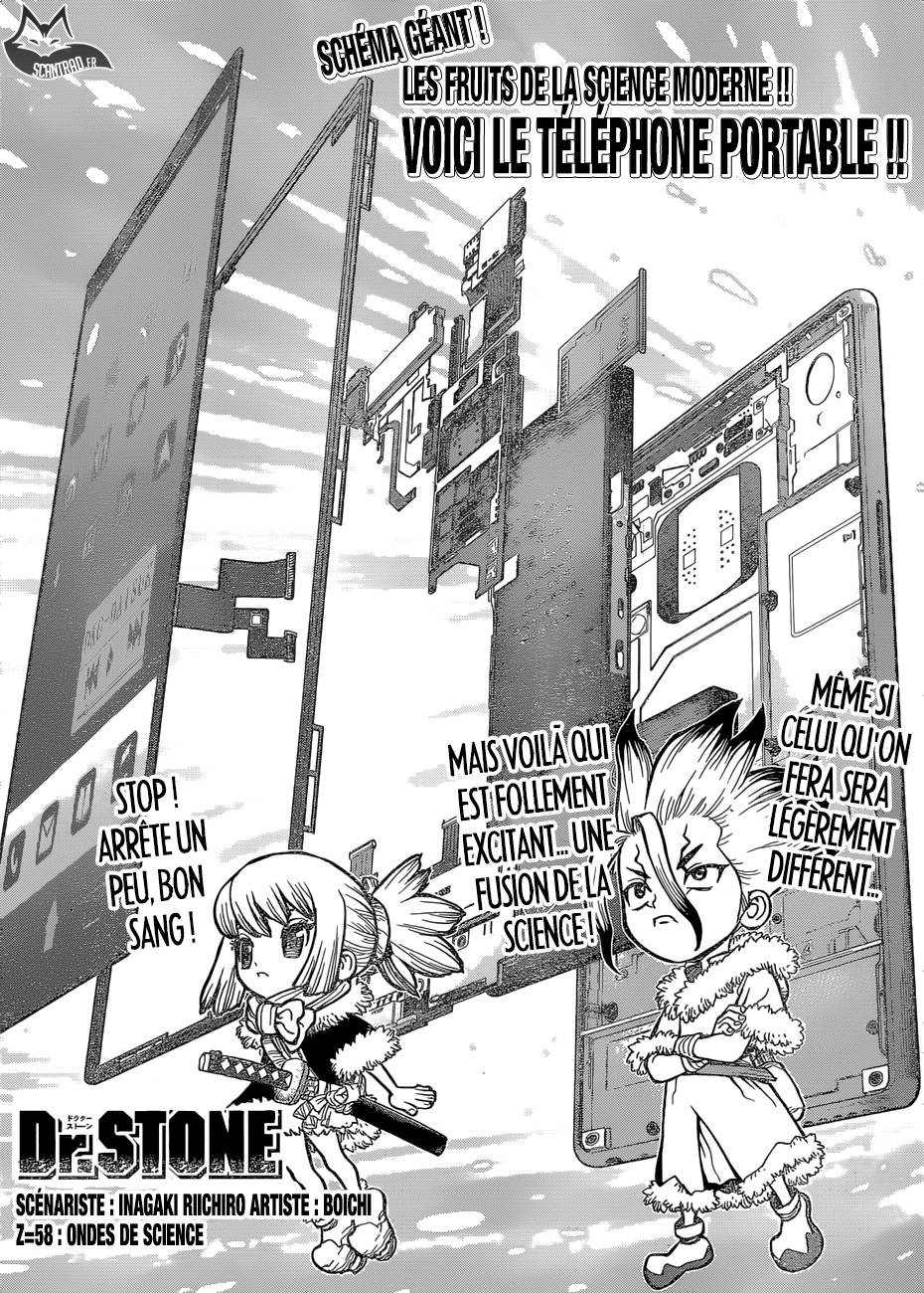 Lecture en ligne Dr Stone 58 page 1
