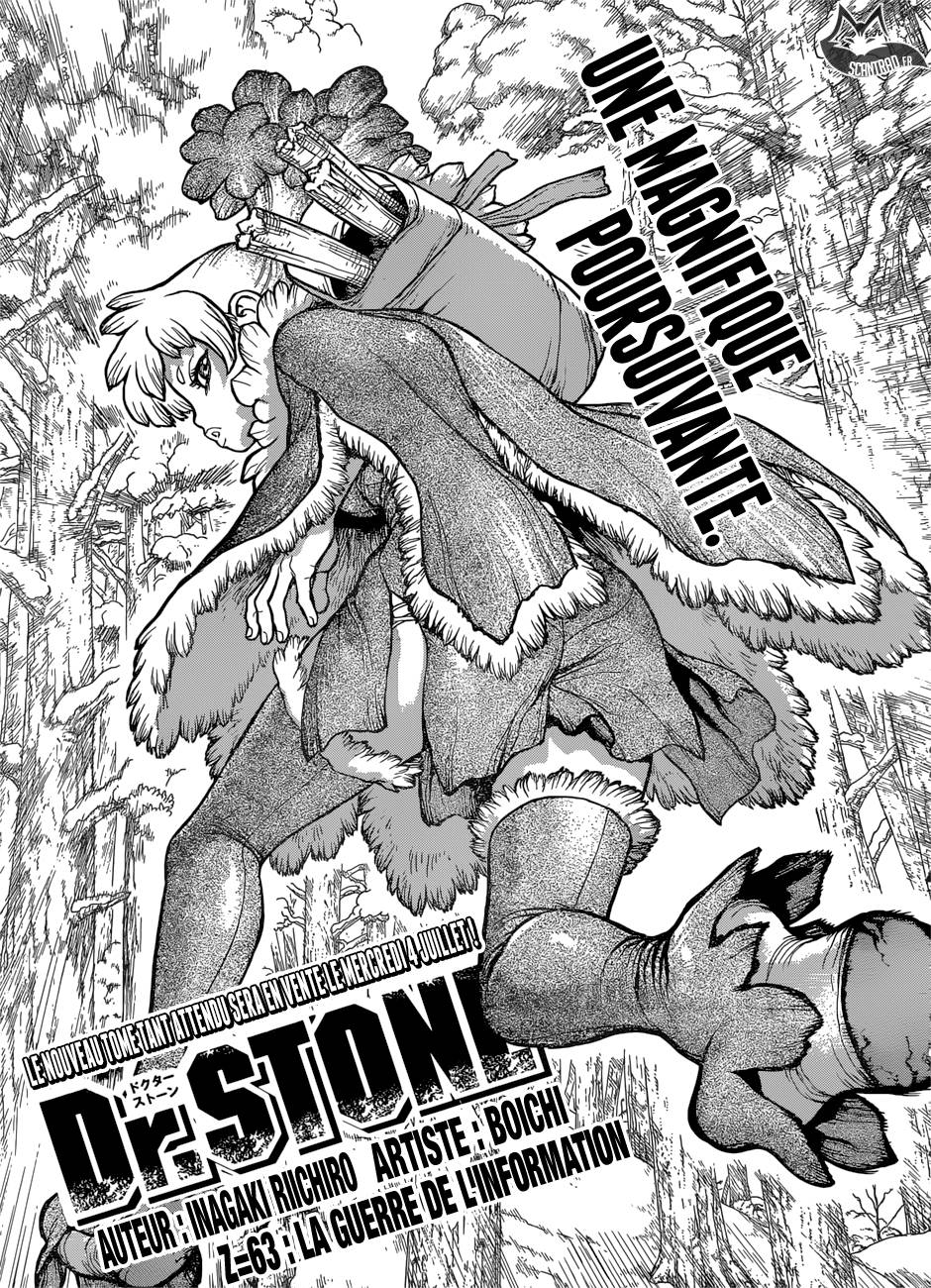 Lecture en ligne Dr Stone 63 page 1
