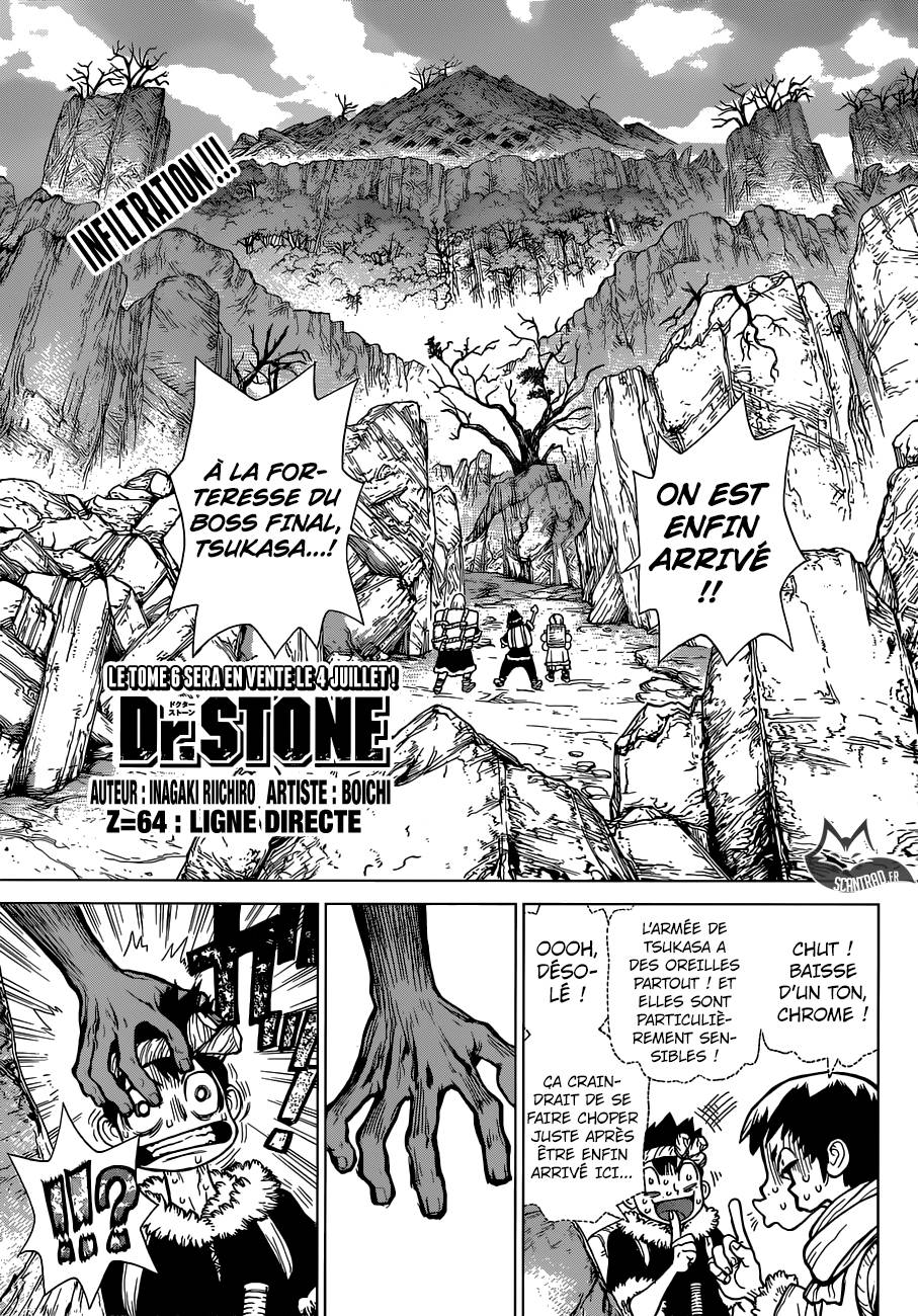 Lecture en ligne Dr Stone 64 page 1