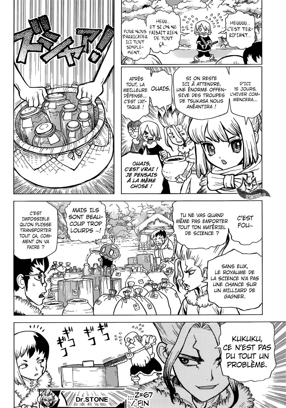 Lecture en ligne Dr Stone 67 page 17