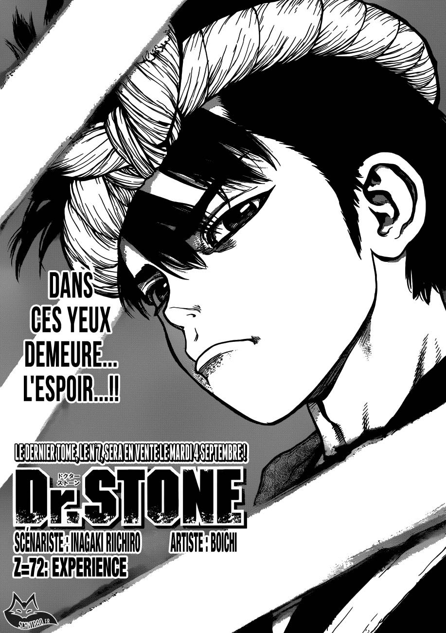 Lecture en ligne Dr Stone 72 page 1