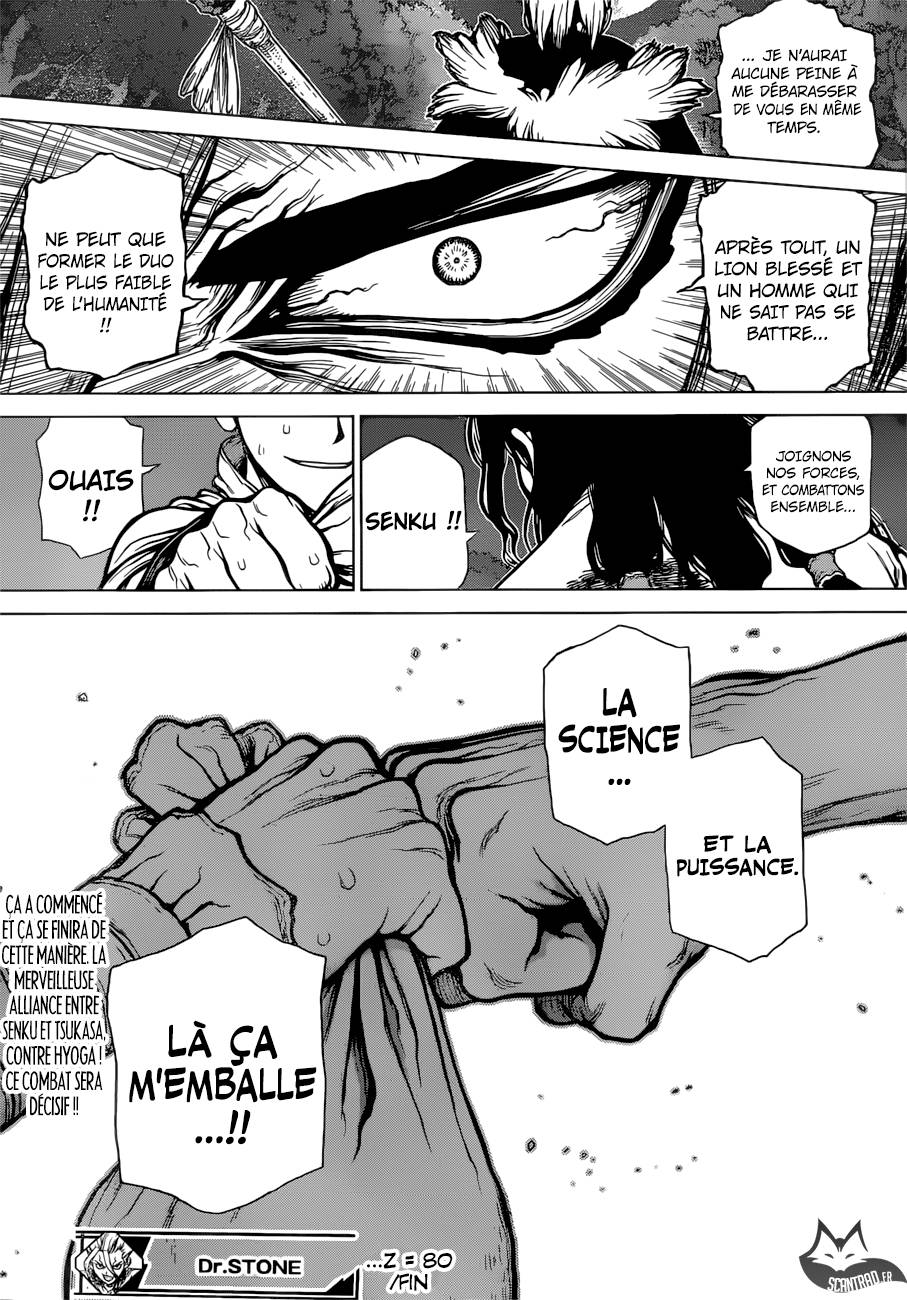 lecture en ligne Dr Stone 80 page 19