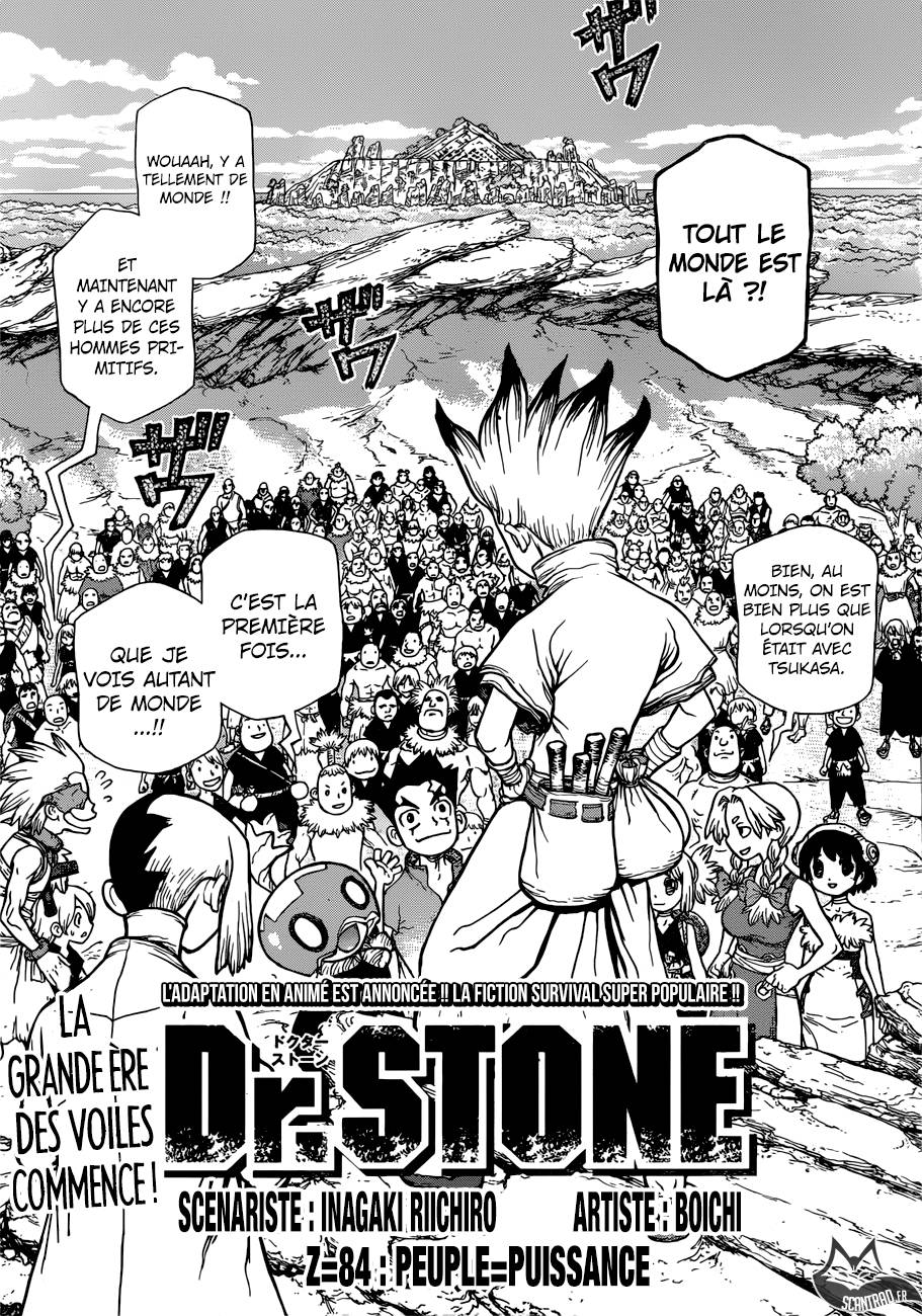 Lecture en ligne Dr Stone 84 page 1