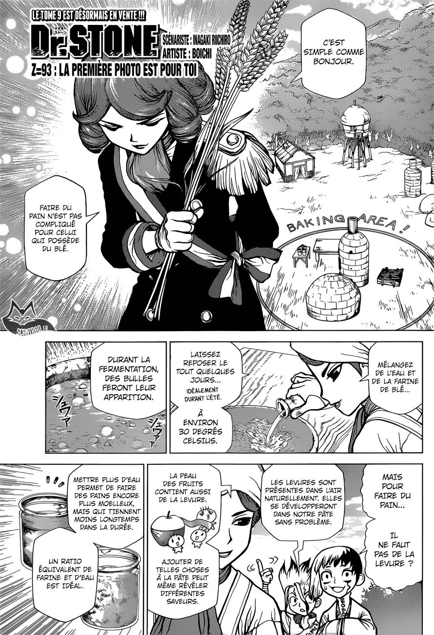 Lecture en ligne Dr Stone 93 page 1