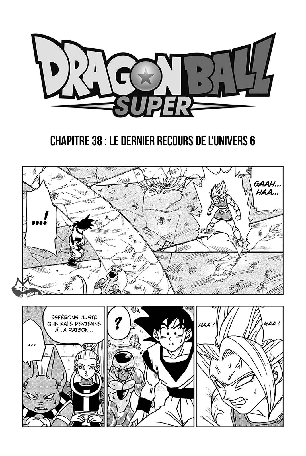 Lecture en ligne Dragon Ball Super 38 page 1