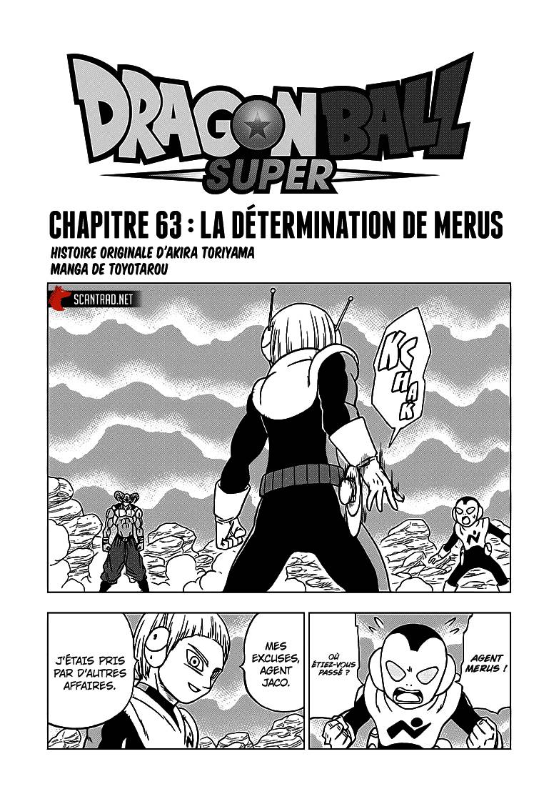 Lecture en ligne Dragon Ball Super 63 page 1