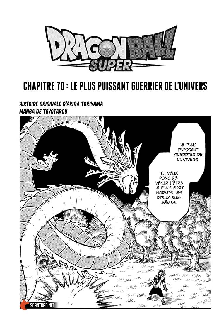 Lecture en ligne Dragon Ball Super 70 page 1