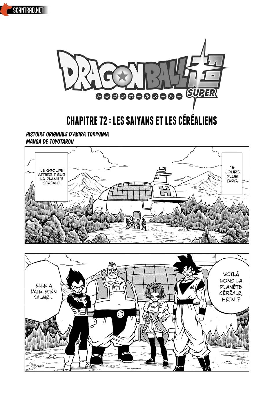 Lecture en ligne Dragon Ball Super 72 page 1