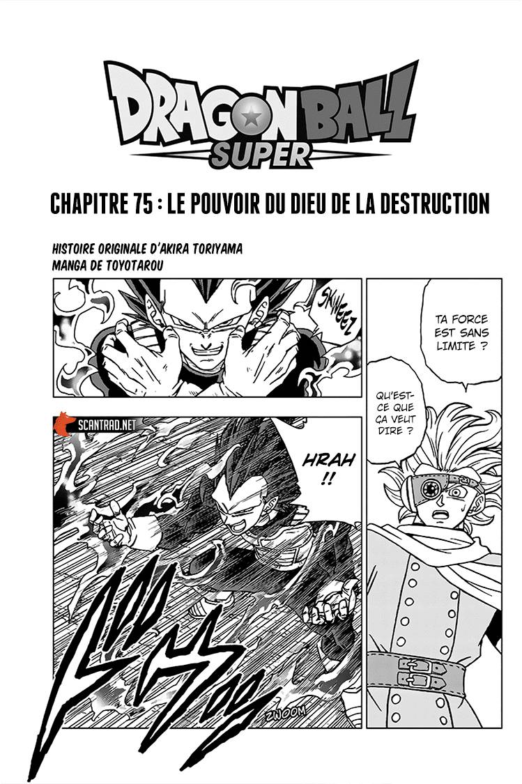 Lecture en ligne Dragon Ball Super 75 page 1