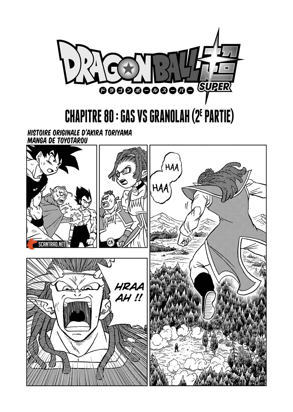 Lecture en ligne Dragon Ball Super 80 page 1