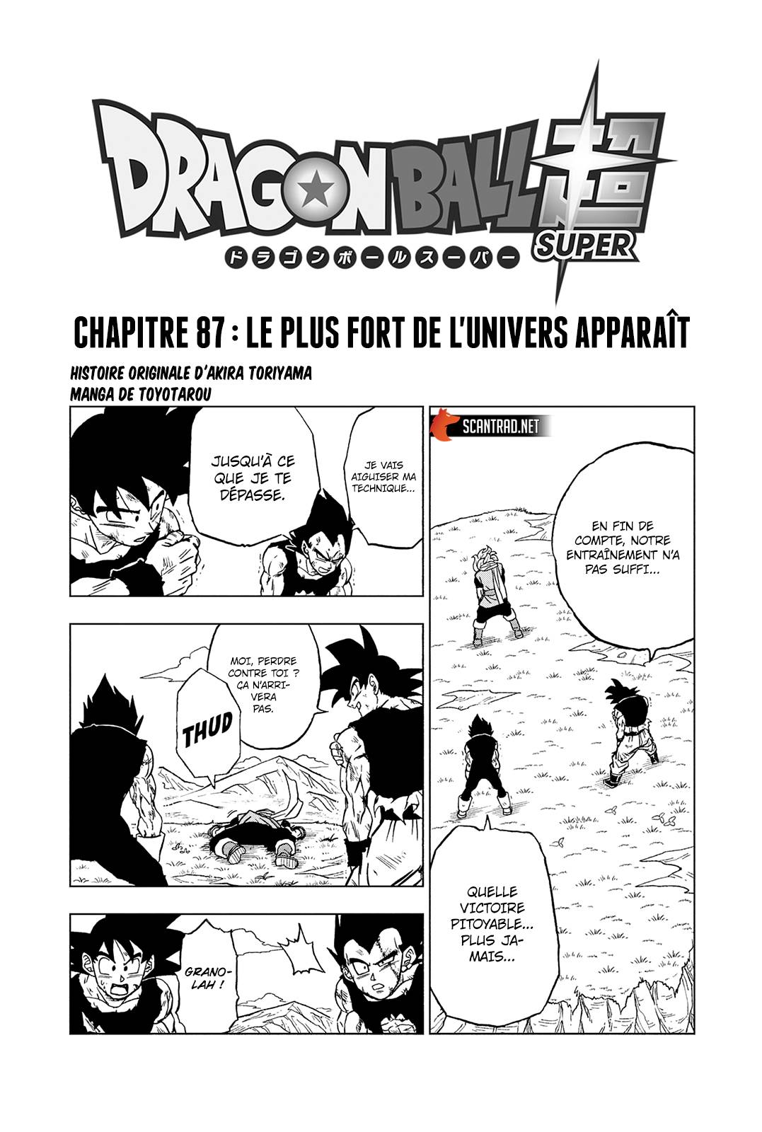 Lecture en ligne Dragon Ball Super 87 page 1