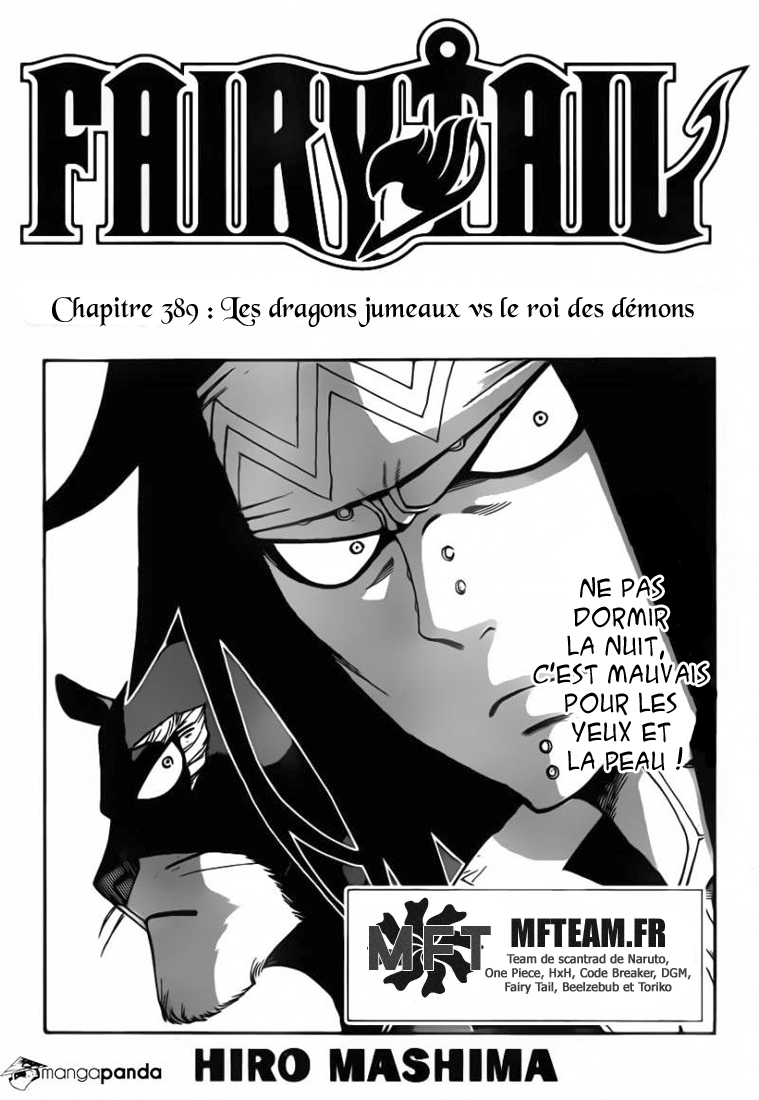 Lecture en ligne Fairy Tail 389 page 2