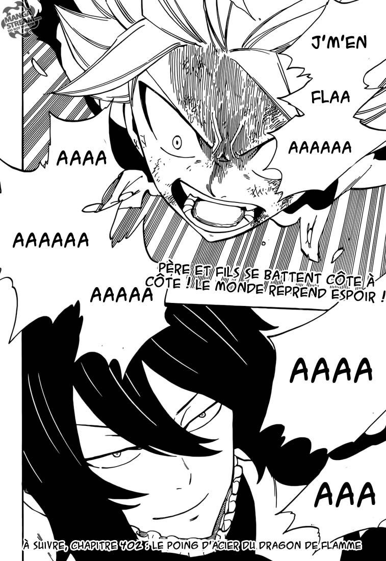 Lecture en ligne Fairy Tail 401 page 18