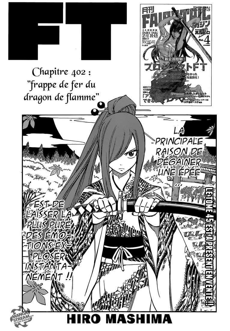 Lecture en ligne Fairy Tail 402 page 2