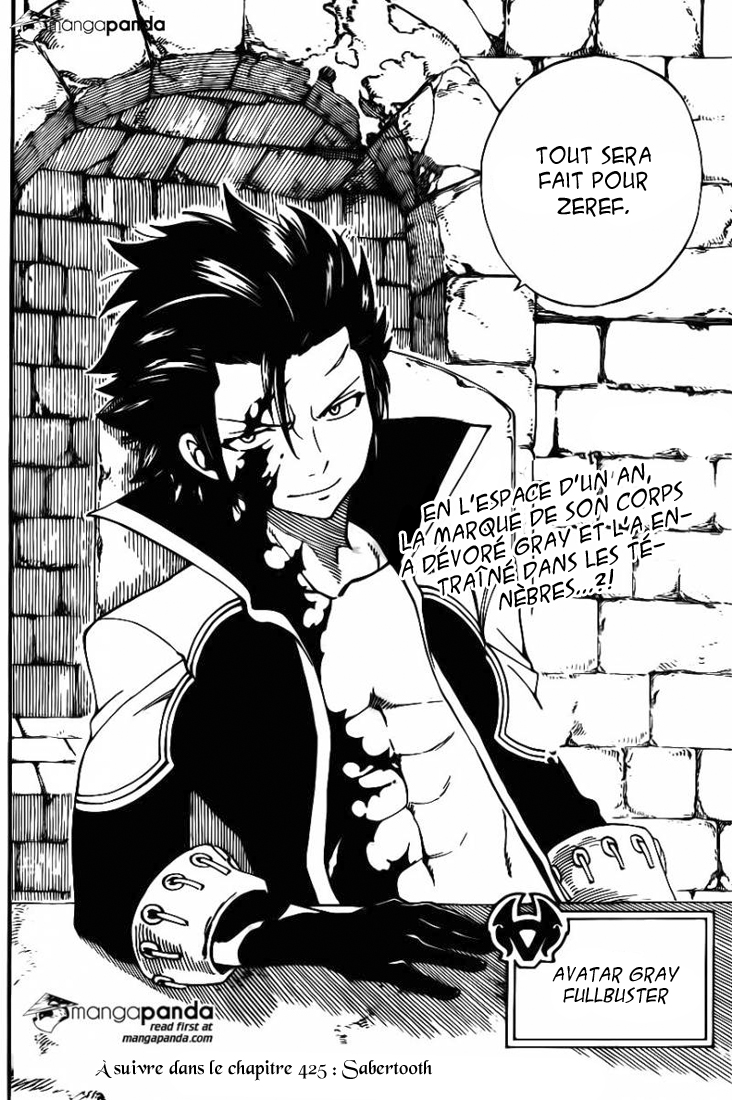Lecture en ligne Fairy Tail 424 page 21