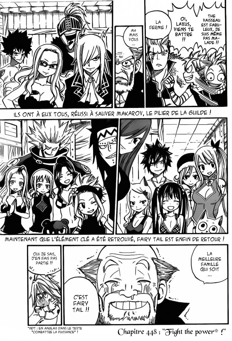 Lecture en ligne Fairy Tail 447 page 20