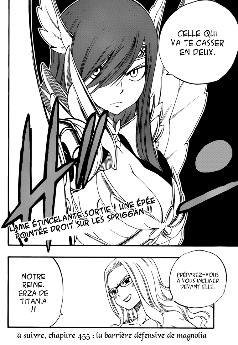 Lecture en ligne Fairy Tail 454 page 19