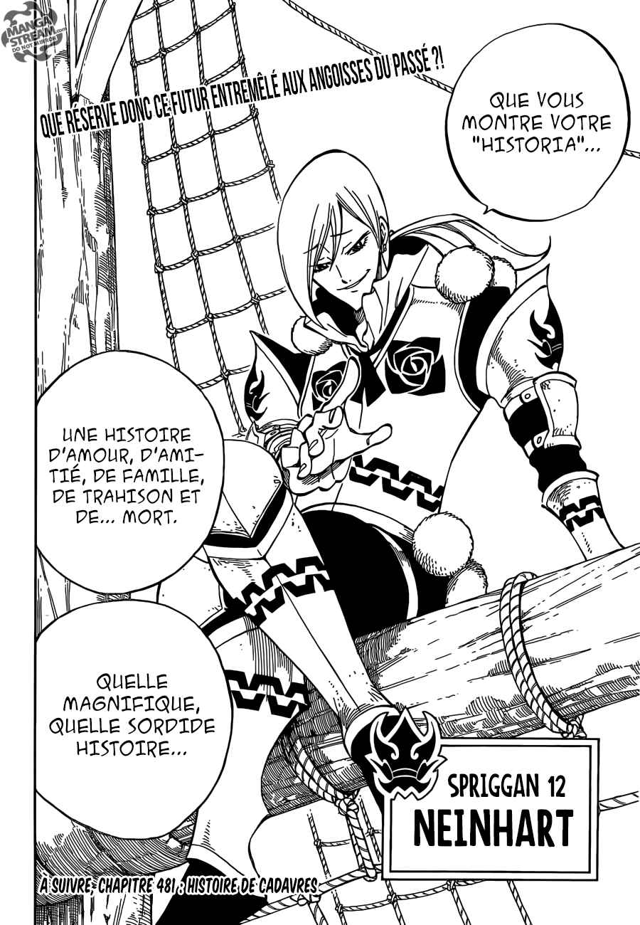 Lecture en ligne Fairy Tail 480 page 20