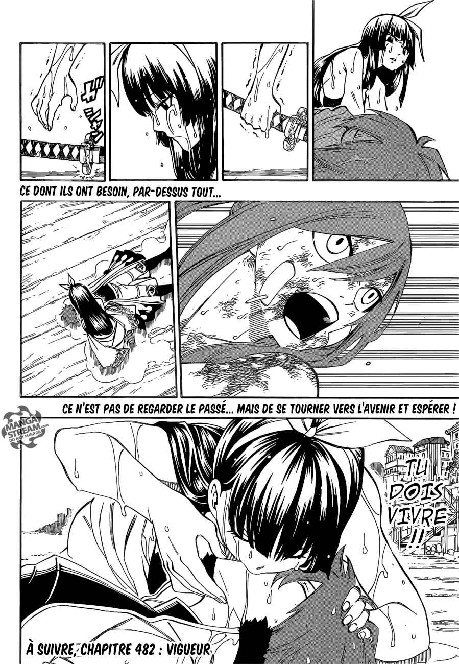 Lecture en ligne Fairy Tail 481 page 21