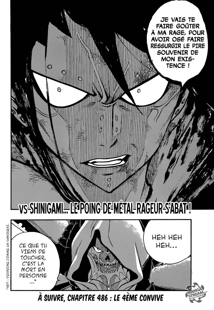lecture en ligne Fairy Tail 485 page 20