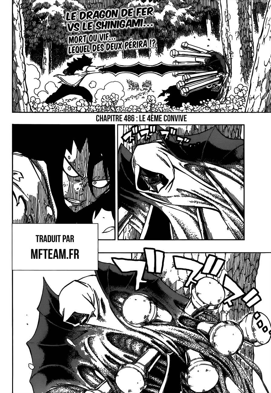 Lecture en ligne Fairy Tail 486 page 3