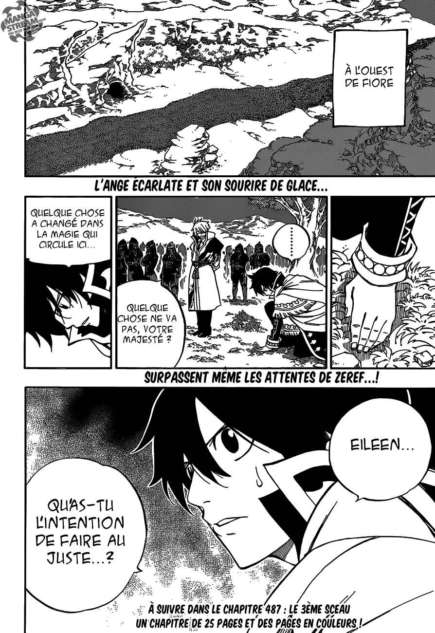 Lecture en ligne Fairy Tail 486 page 19