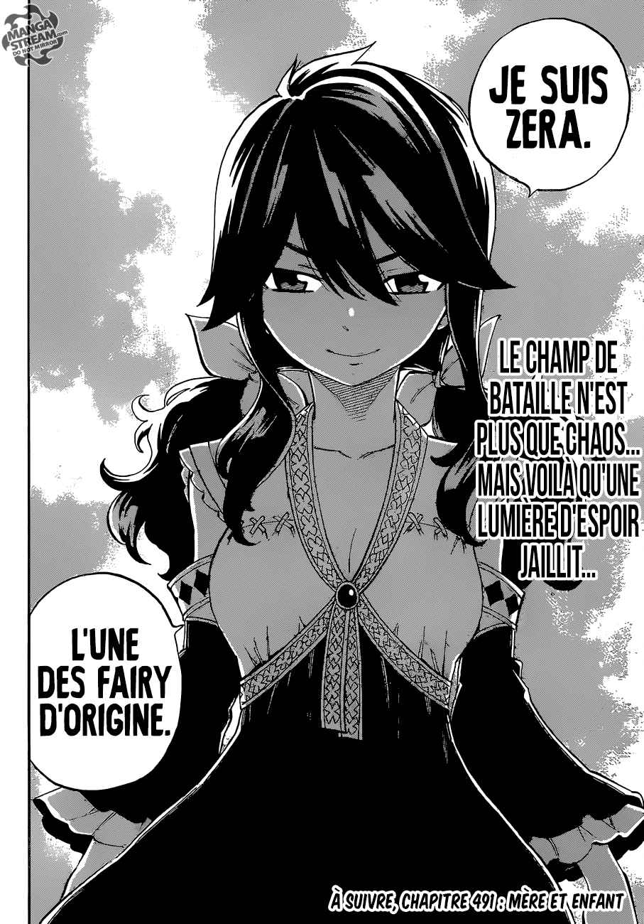 Lecture en ligne Fairy Tail 490 page 21