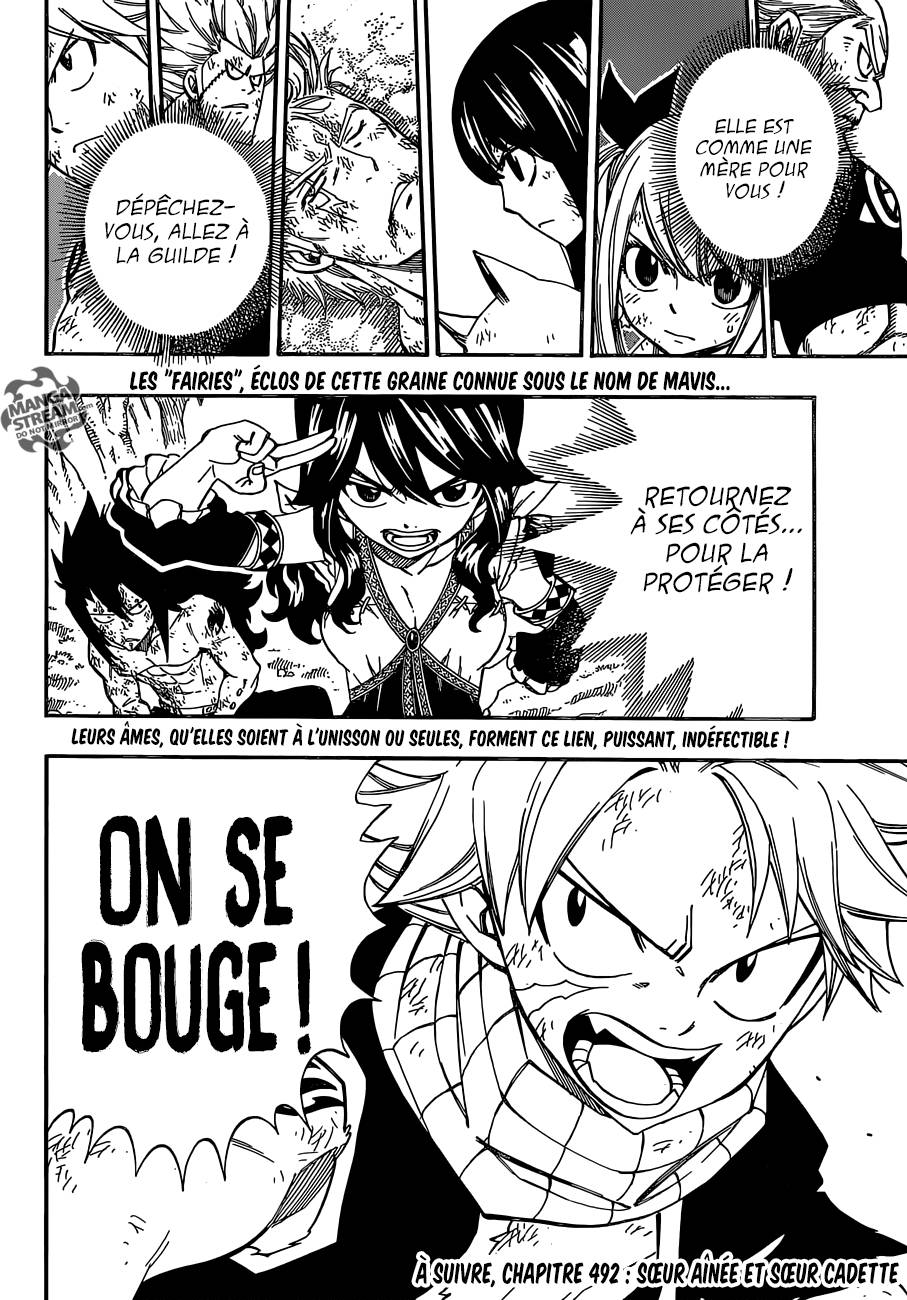 Lecture en ligne Fairy Tail 491 page 21