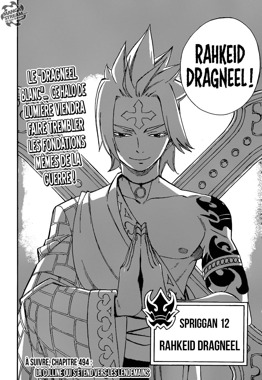 Lecture en ligne Fairy Tail 493 page 21