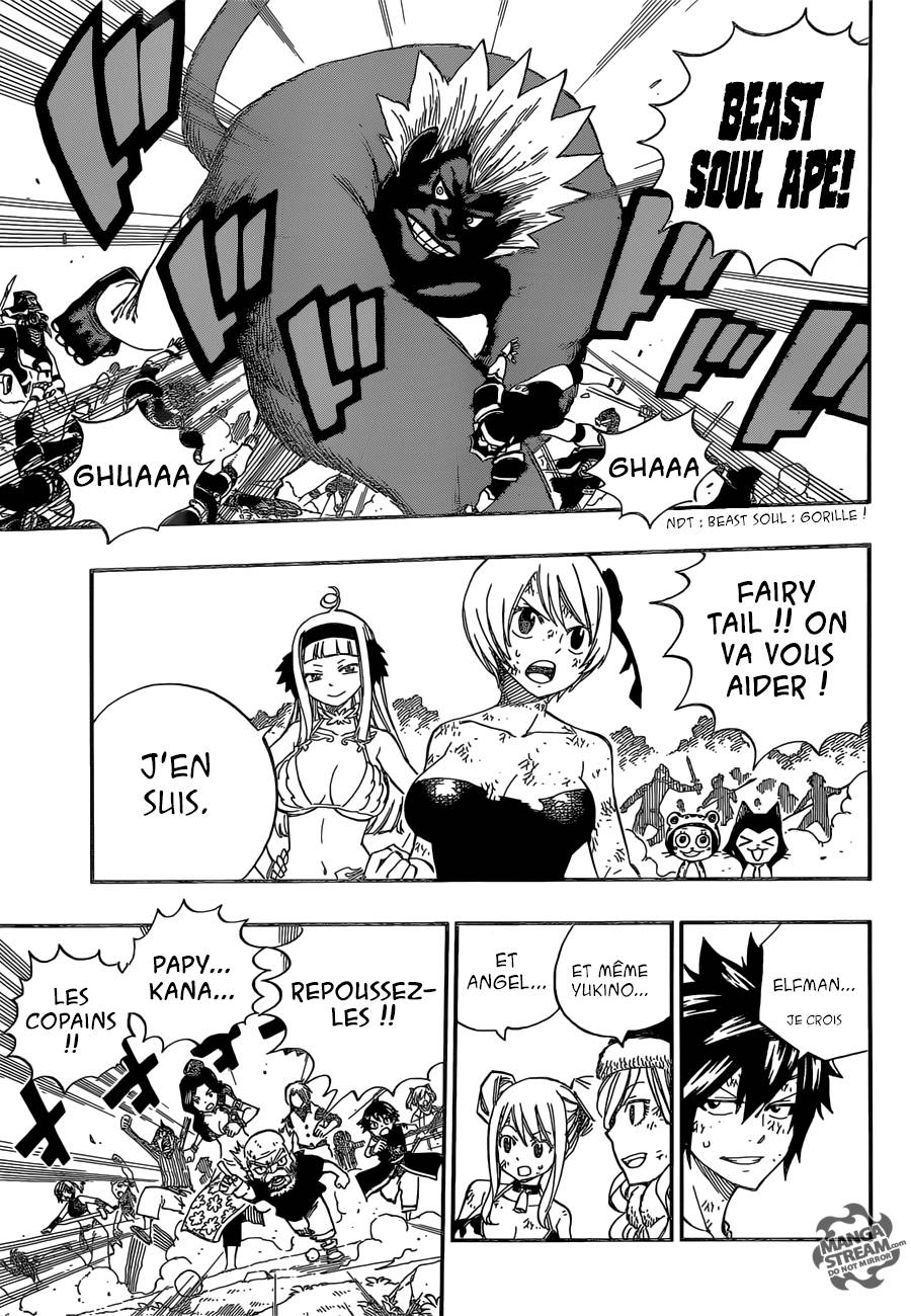Lecture en ligne Fairy Tail 495 page 17