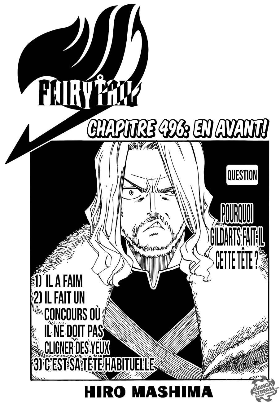 Lecture en ligne Fairy Tail 496 page 2