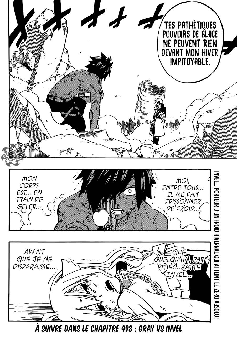 Lecture en ligne Fairy Tail 497 page 21