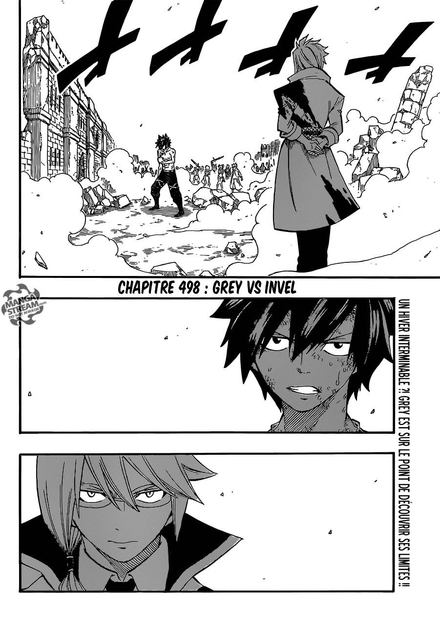 Lecture en ligne Fairy Tail 498 page 3
