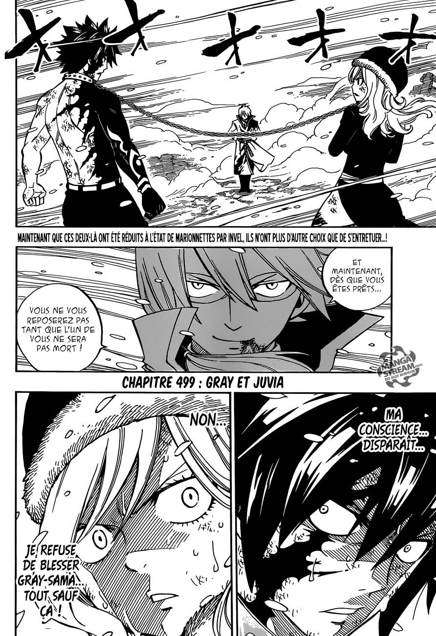 Lecture en ligne Fairy Tail 499 page 3