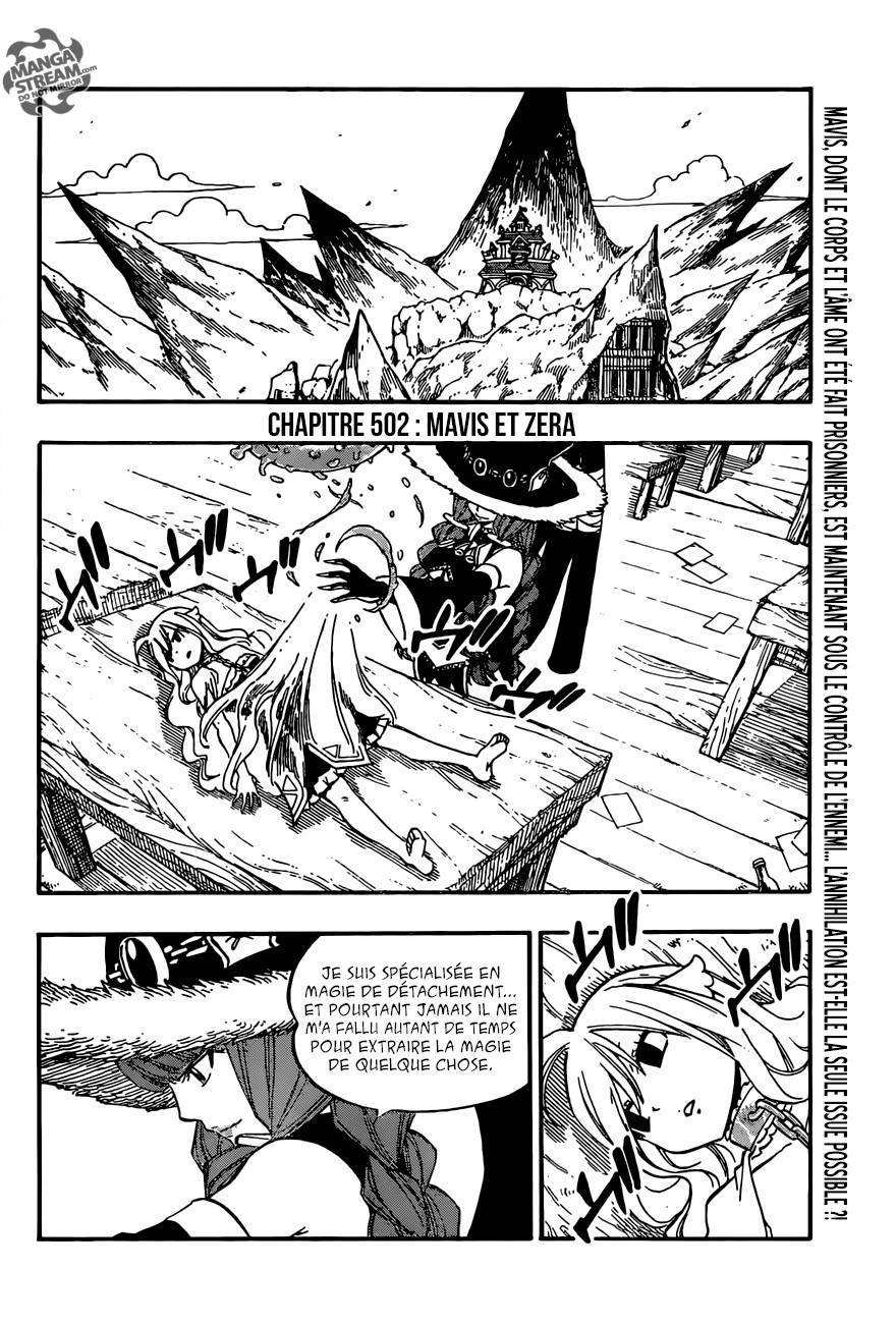 Lecture en ligne Fairy Tail 502 page 3