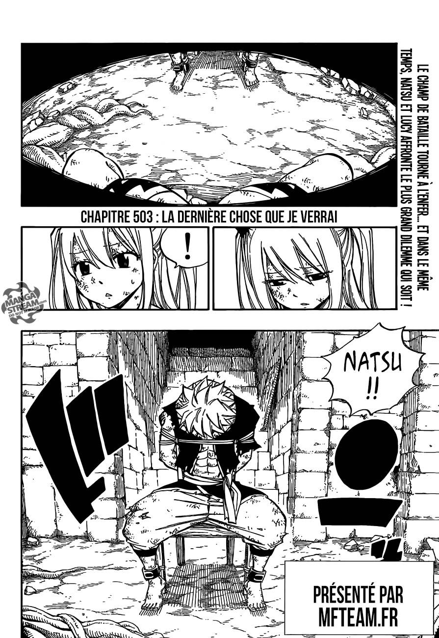 Lecture en ligne Fairy Tail 503 page 3