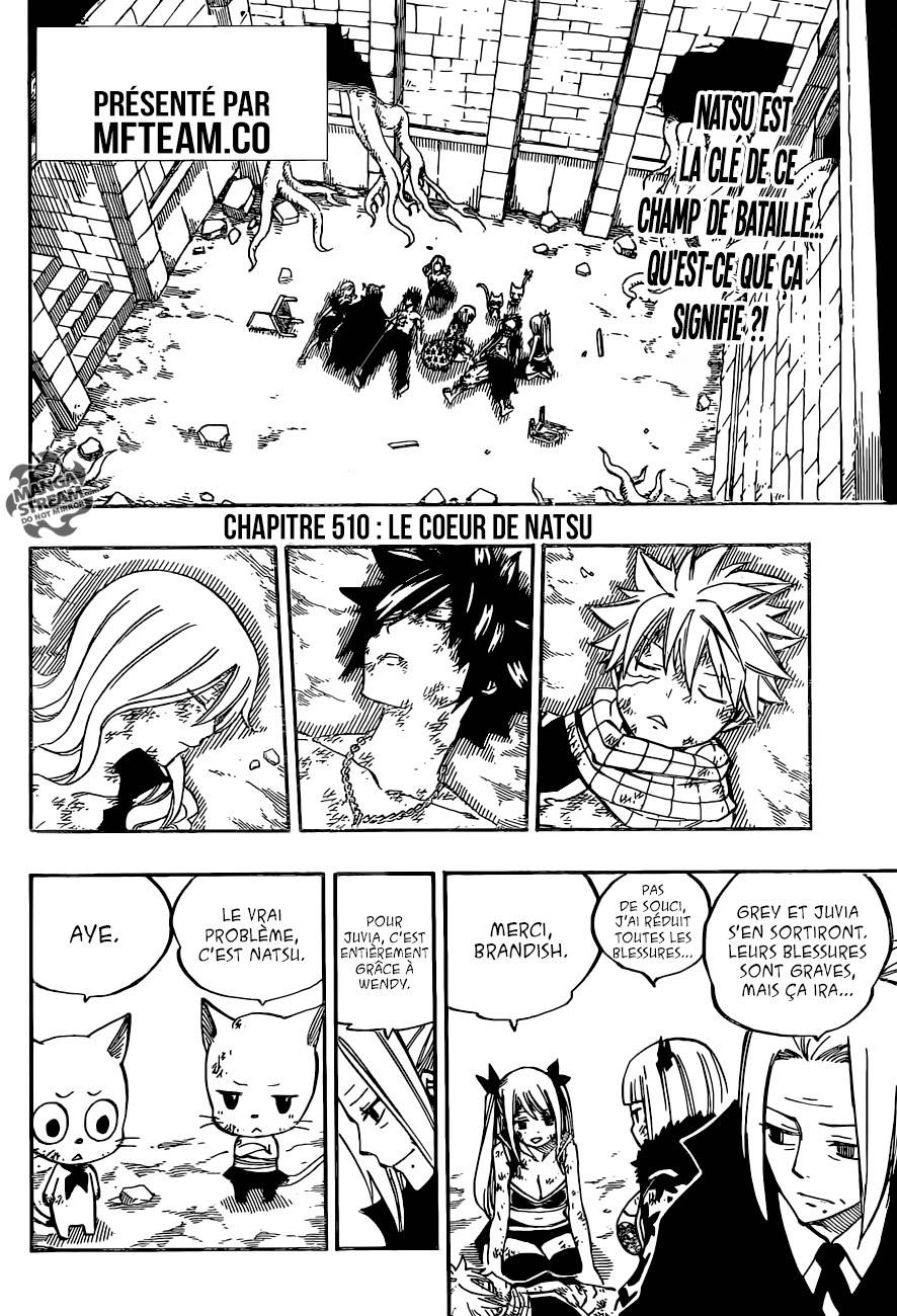 Lecture en ligne Fairy Tail 510 page 3