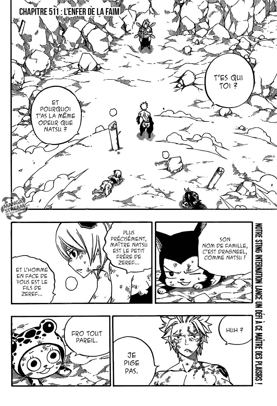 Lecture en ligne Fairy Tail 511 page 3