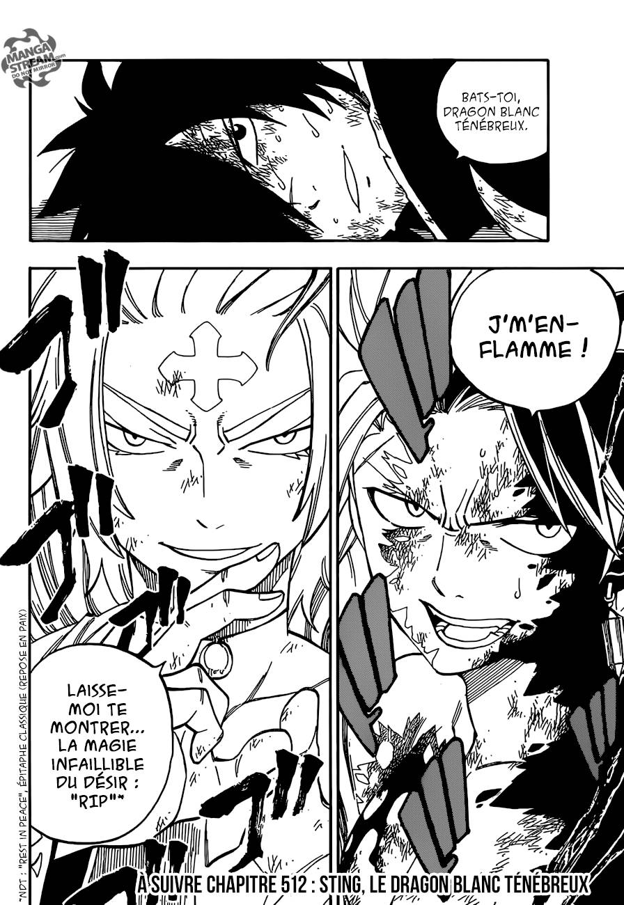 Lecture en ligne Fairy Tail 511 page 20
