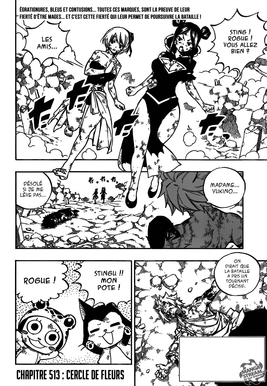 Lecture en ligne Fairy Tail 513 page 3