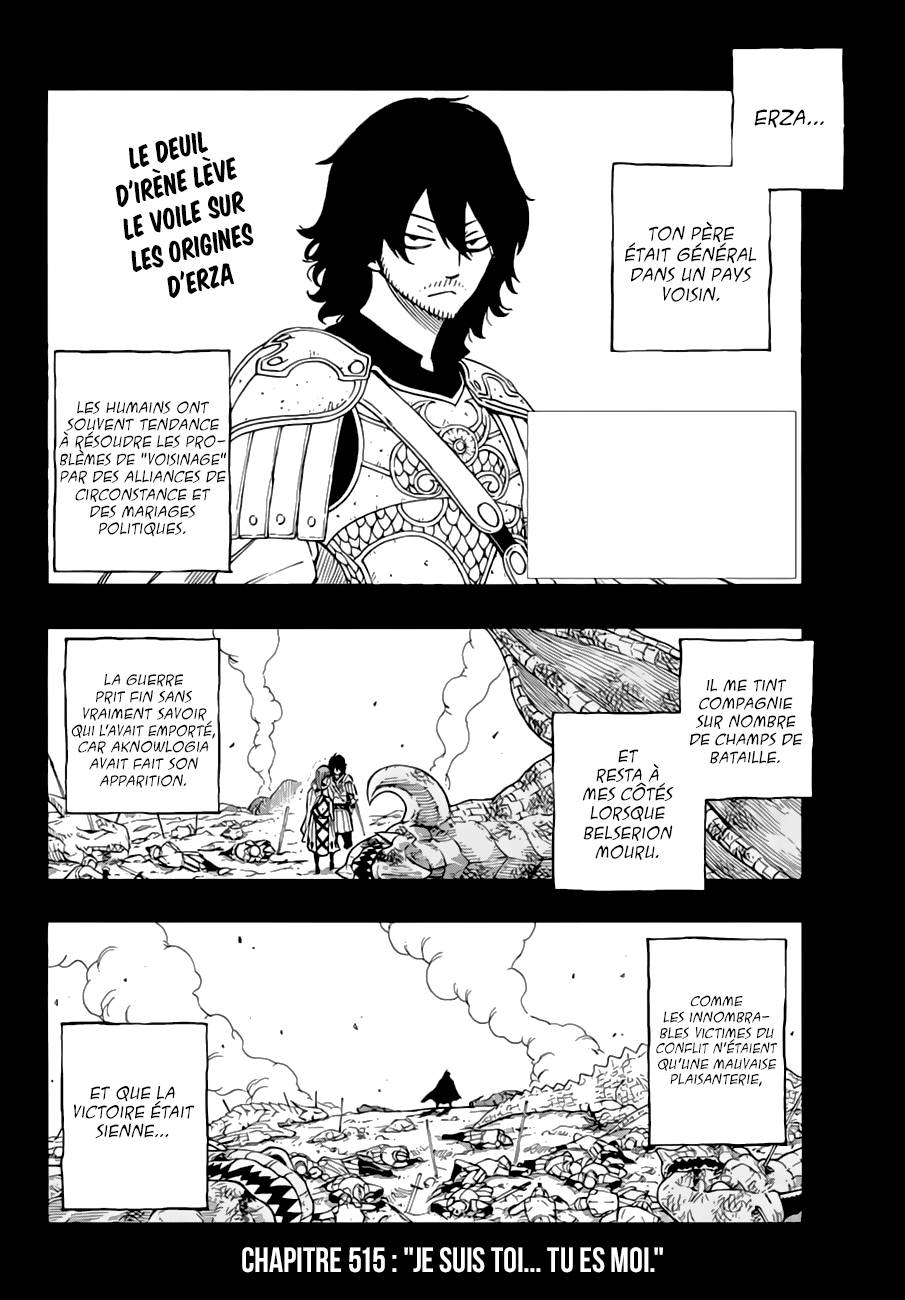 Lecture en ligne Fairy Tail 515 page 3