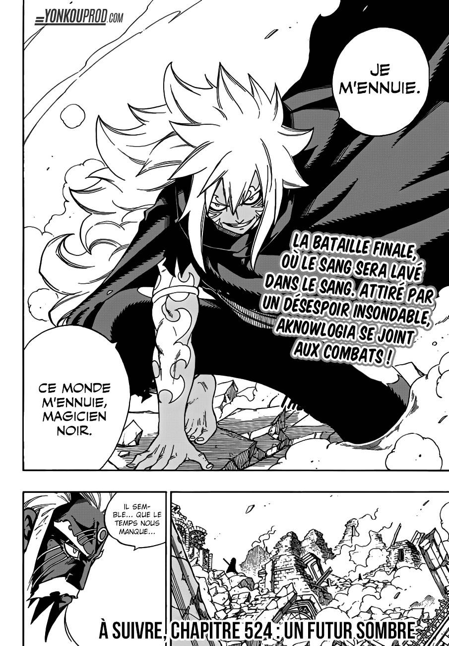Lecture en ligne Fairy Tail 523 page 20