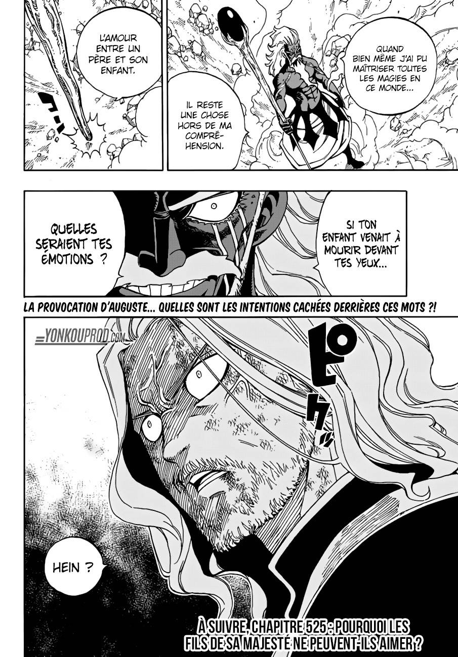 Lecture en ligne Fairy Tail 524 page 22