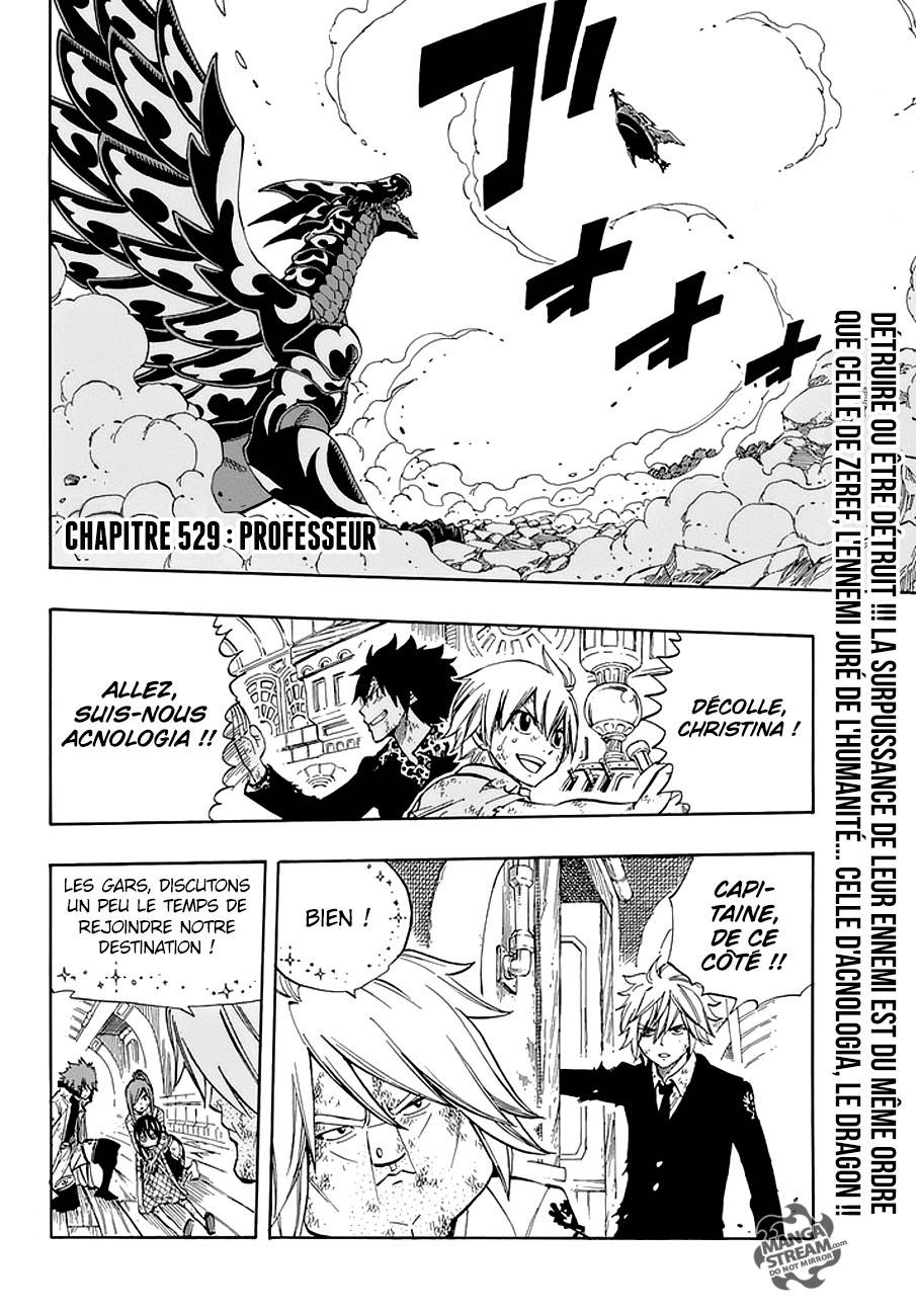 Lecture en ligne Fairy Tail 529 page 3