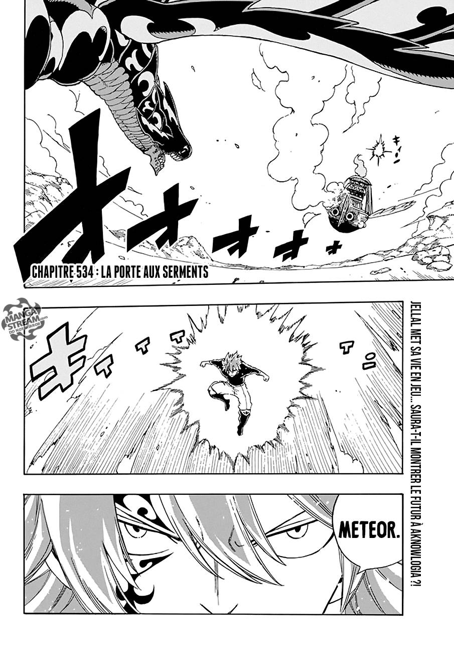 Lecture en ligne Fairy Tail 534 page 3