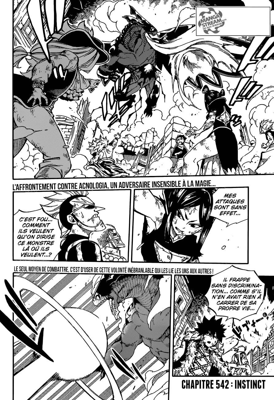 Lecture en ligne Fairy Tail 542 page 3