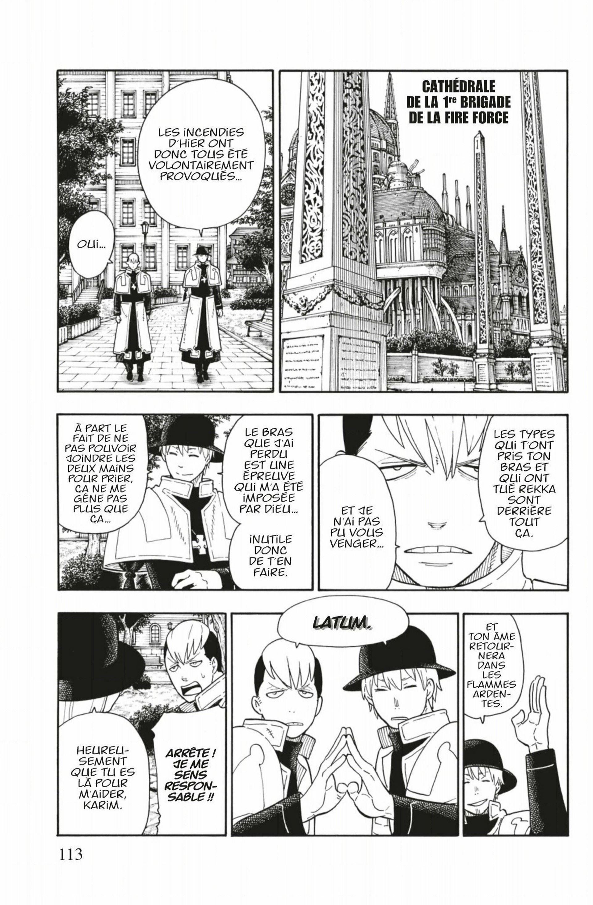 Lecture en ligne Fire Force 111 page 7