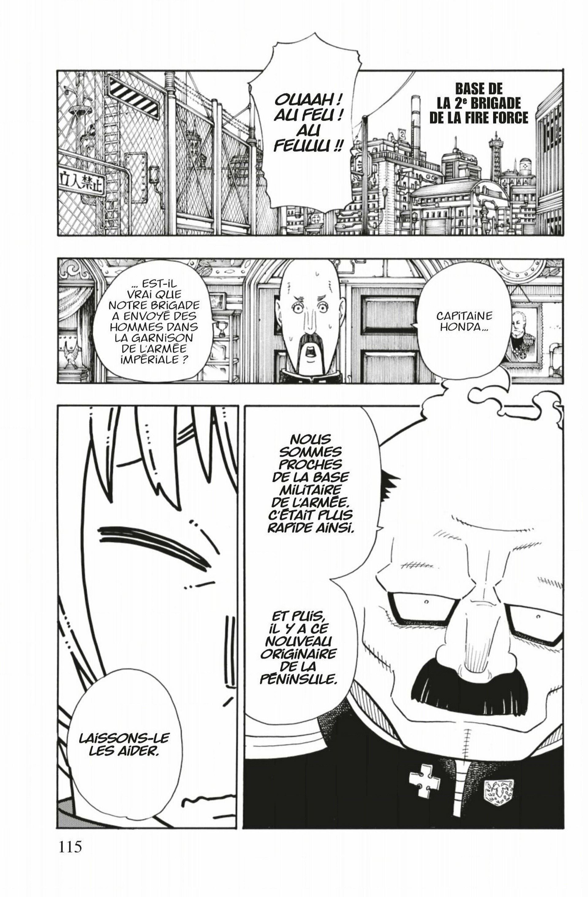 Lecture en ligne Fire Force 111 page 9