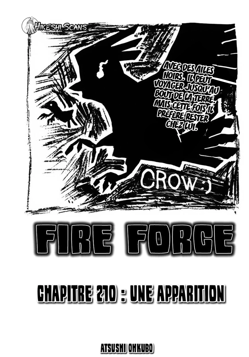 Lecture en ligne Fire Force 210 page 1